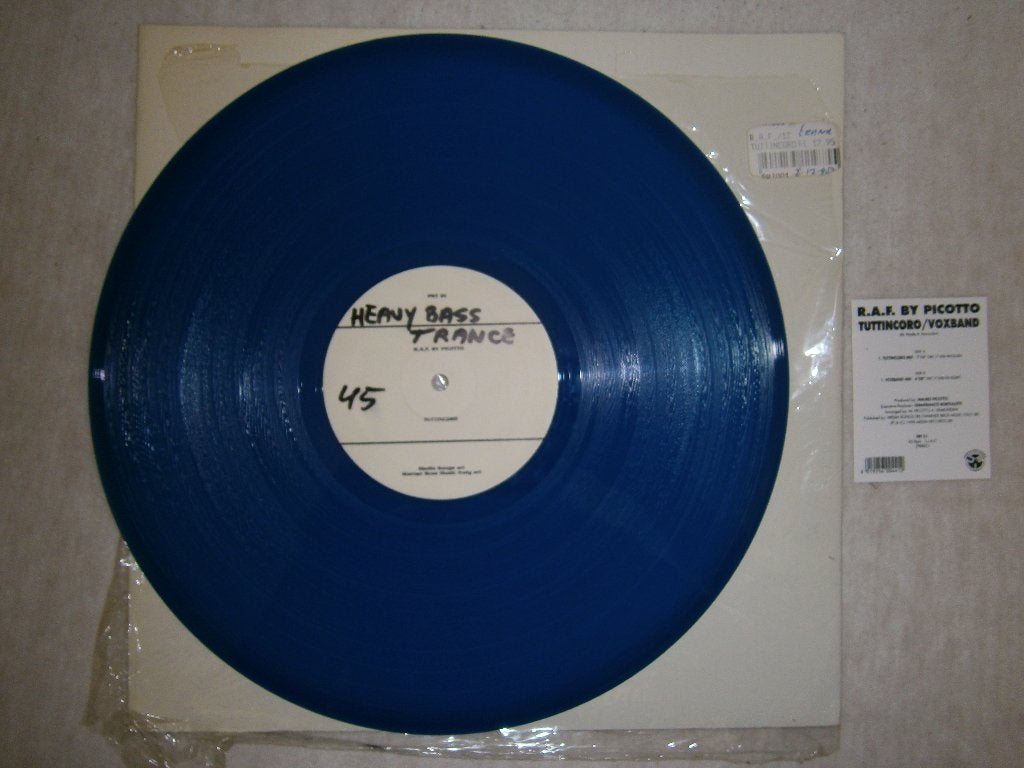 R.A.F. by Picotto – Tuttincoro / Voxband. 1998 Techno Trance, Cd's en Dvd's, Ophalen, Gebruikt, Trance, Colored vinyl