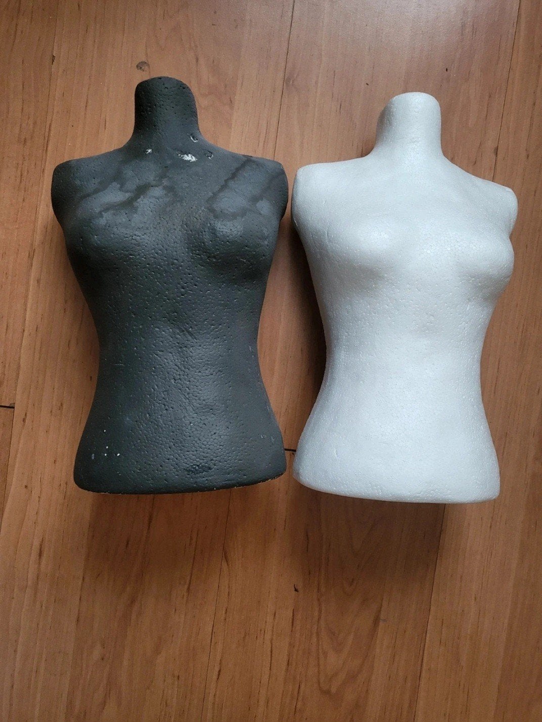 Grote piepschuim torso modellen - zwart en wit, Ophalen of Verzenden, Nieuw