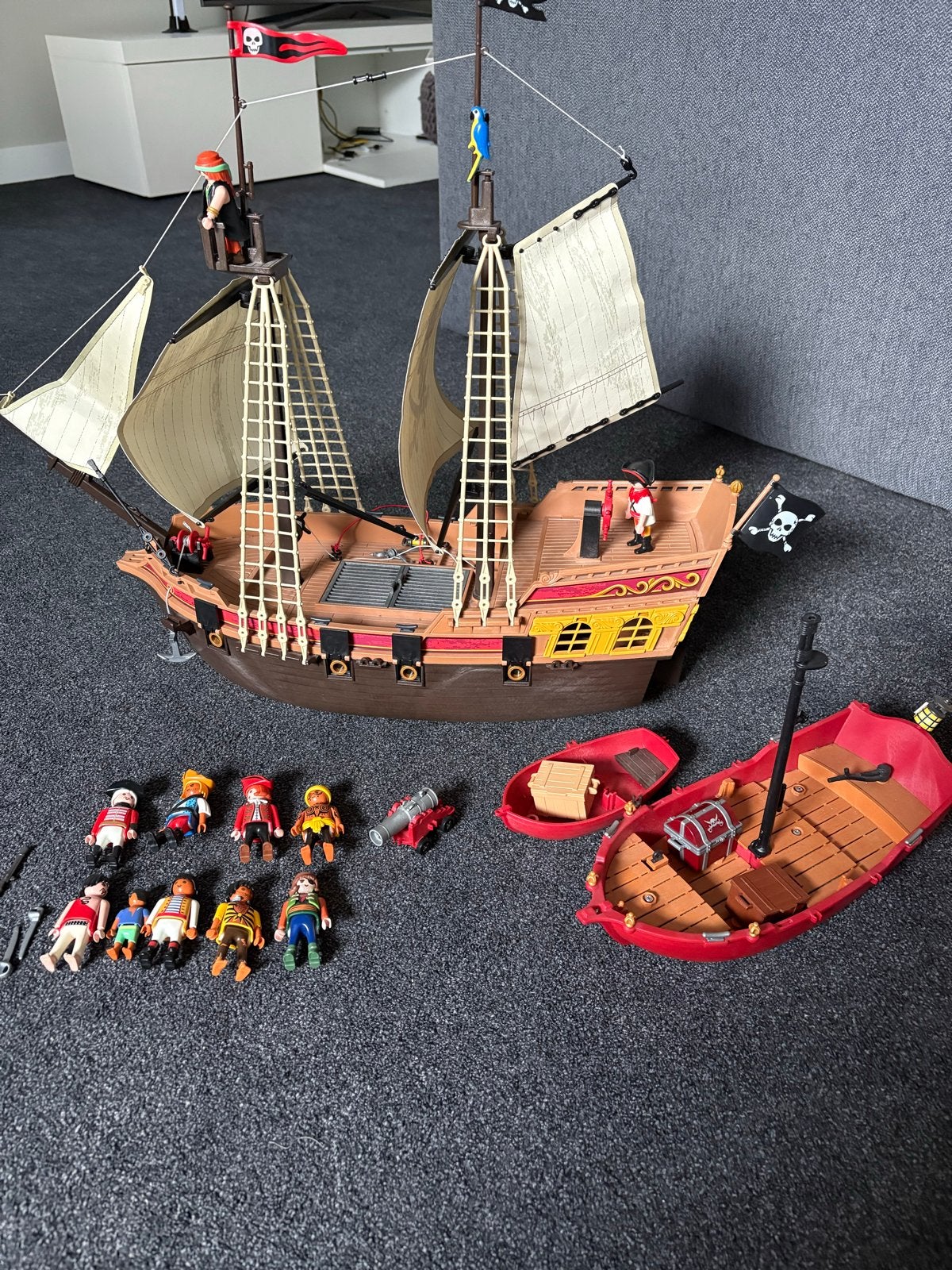 Playmobil Piratenschip - Niet compleet, Ophalen, Pirates, Gebruikt, Losse onderdelen