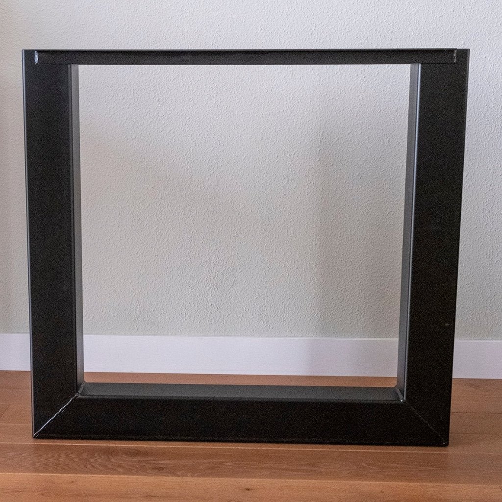 Stalen tafelpoten, Huis en Inrichting, Tafelonderdelen, Ophalen, Tafelpoot, 50 tot 100 cm, Vierkant