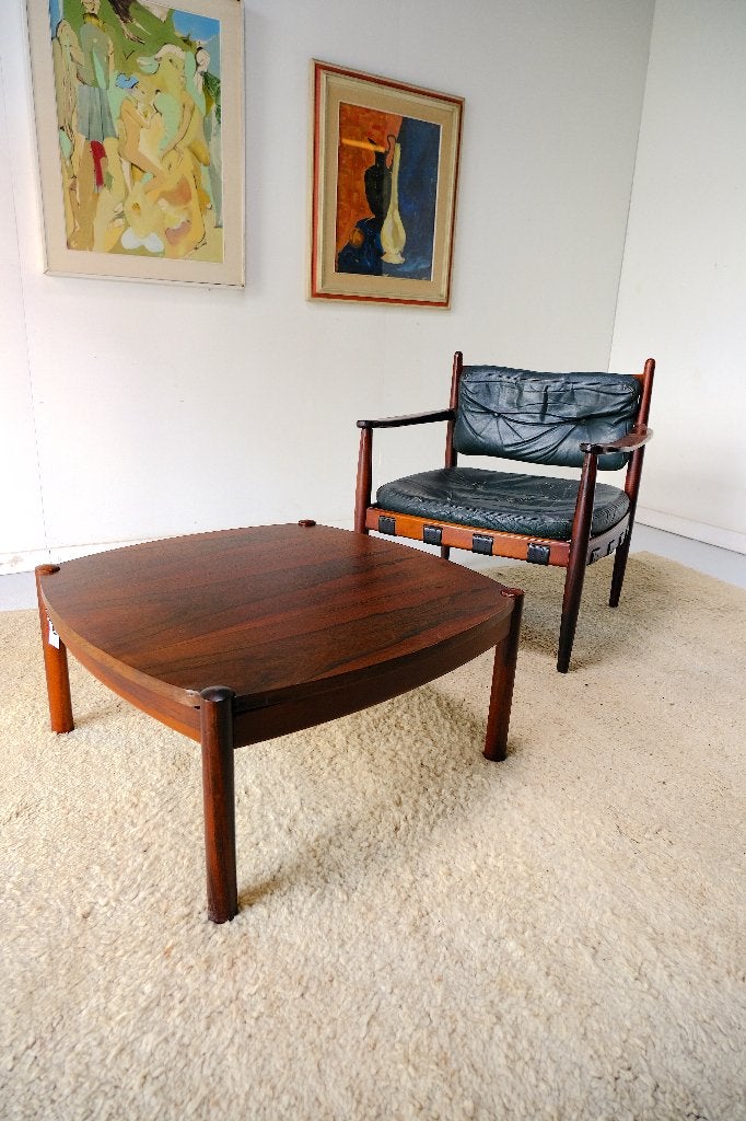 Fauteuil (Eric Merthen, Cadett, Safari, vintage), Ophalen, 75 tot 100 cm, 50 tot 75 cm, Hout