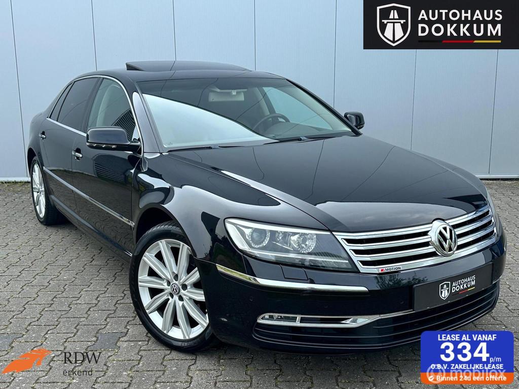 Volkswagen Phaeton Lang 3.6 V6 5p. Highline 4Motion, Automaat, Euro 5, Gebruikt, 138 €/maand