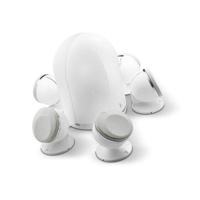 Focal Dome 5.1 wit, Zo goed als nieuw, 60 tot 120 watt, Surroundset, Ophalen