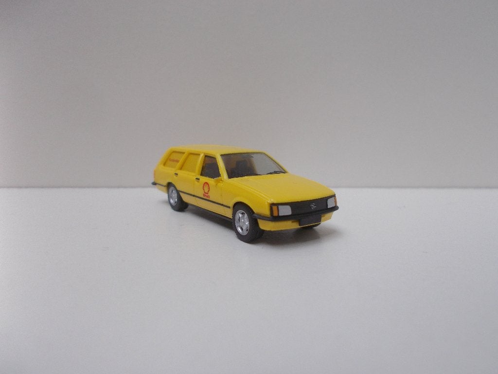 6812 Opel Rekord Caravan 'Shell' Herpa 1:87, Hobby en Vrije tijd, Ophalen of Verzenden, Gebruikt, Auto, Herpa