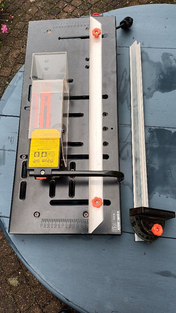 Black & Decker zaagtafel, Ophalen, Gebruikt