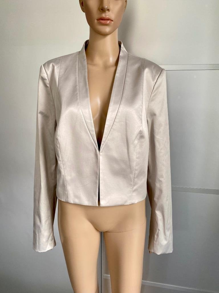 i449 Yaya maat L=42/44 jasje blazer colbert beige, Beige, Maat 42/44 (L), Ophalen of Verzenden, Zo goed als nieuw