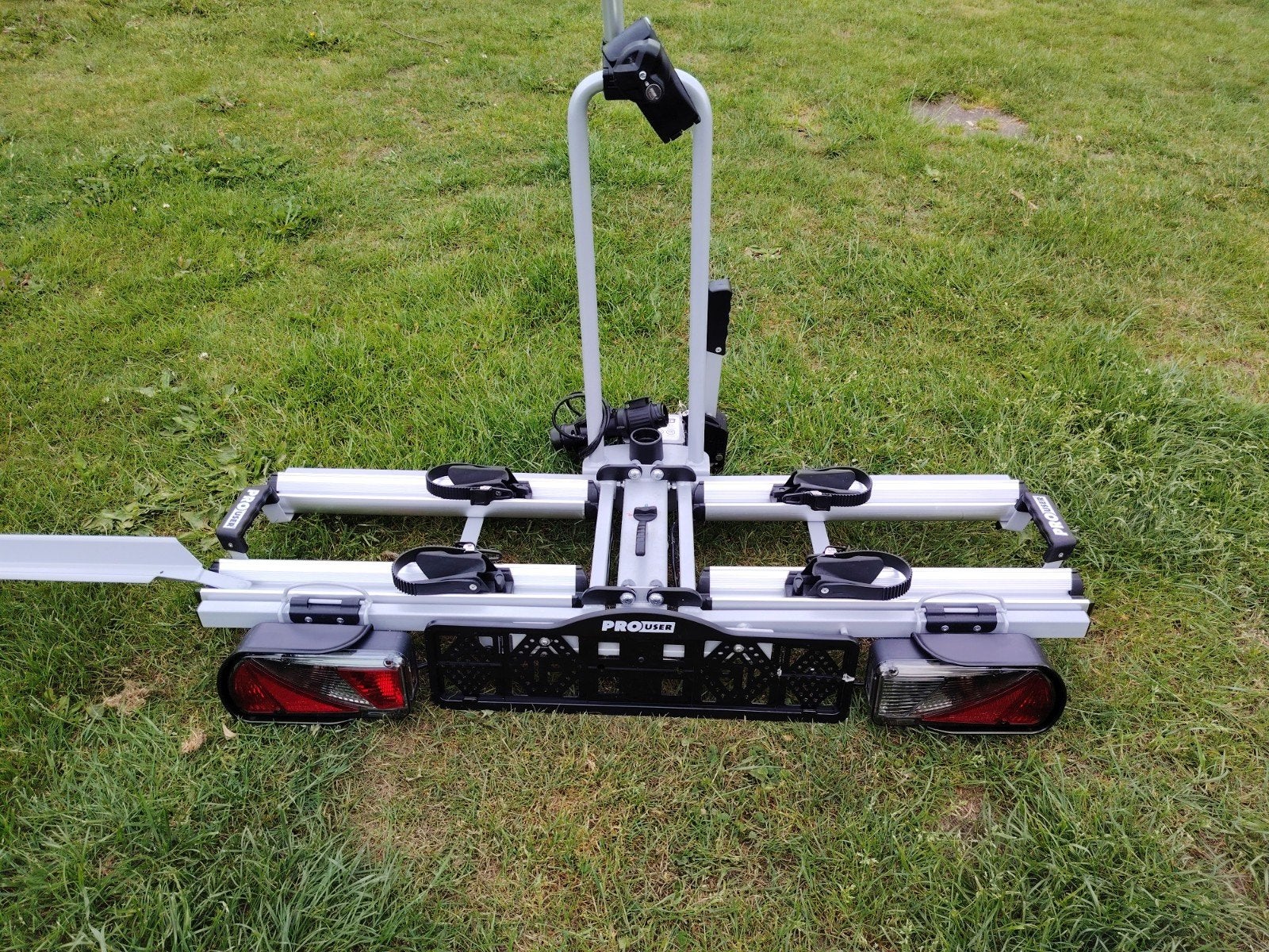 Pro User Diamant Fietsendrager Inklapbaar met Tas & Oprit, Auto diversen, Ophalen of Verzenden, Zo goed als nieuw, 2 fietsen, Trekhaakdrager