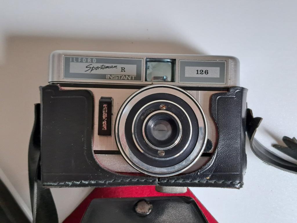 Oude Ilford camera, Ophalen of Verzenden, Gebruikt, Compact, Overige Merken