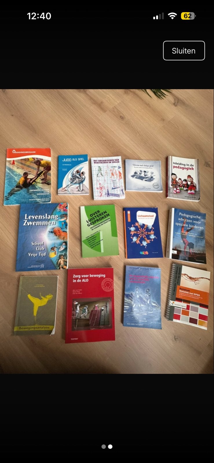 Diverse sport- en bewegingsboeken (ALO/PABO/HBO/WO), Ophalen of Verzenden, Gamma, Gelezen, HBO