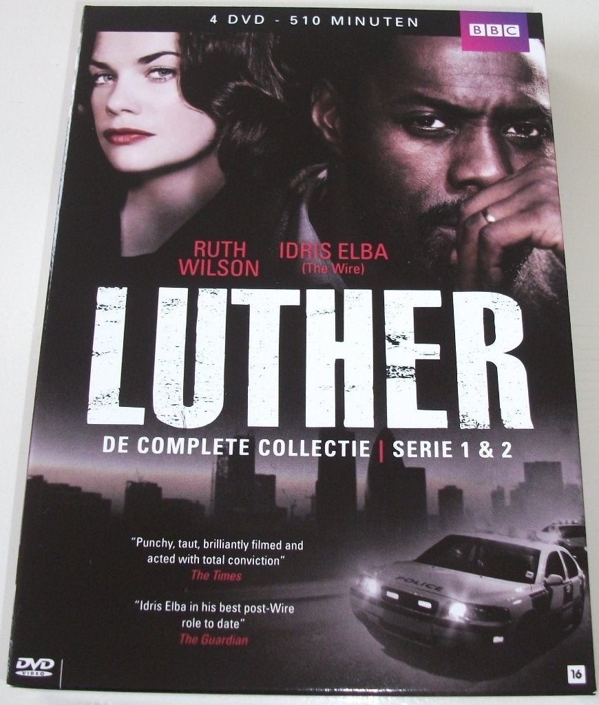 Dvd *** LUTHER *** 4-Disc Boxset Seizoen 1 & 2, Cd's en Dvd's, Engels, Vanaf 16 jaar, Misdaad, Speciale editie