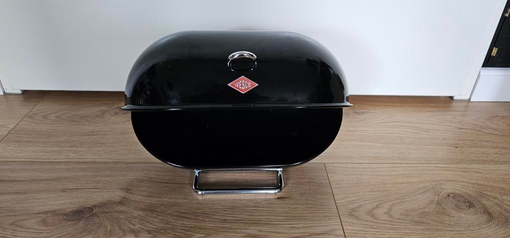 Wesco Single Breadboy Broodtrommel Zwart, Huis en Inrichting, Keuken | Keukenbenodigdheden, Ophalen, Gebruikt, Zwart, Metaal