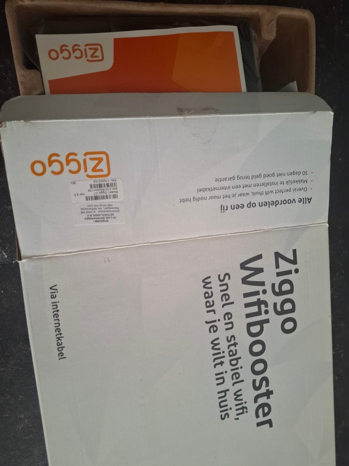 Ziggo WifiBooster - Snel en stabiel wifi, Ophalen of Verzenden, Zo goed als nieuw, Ziggo