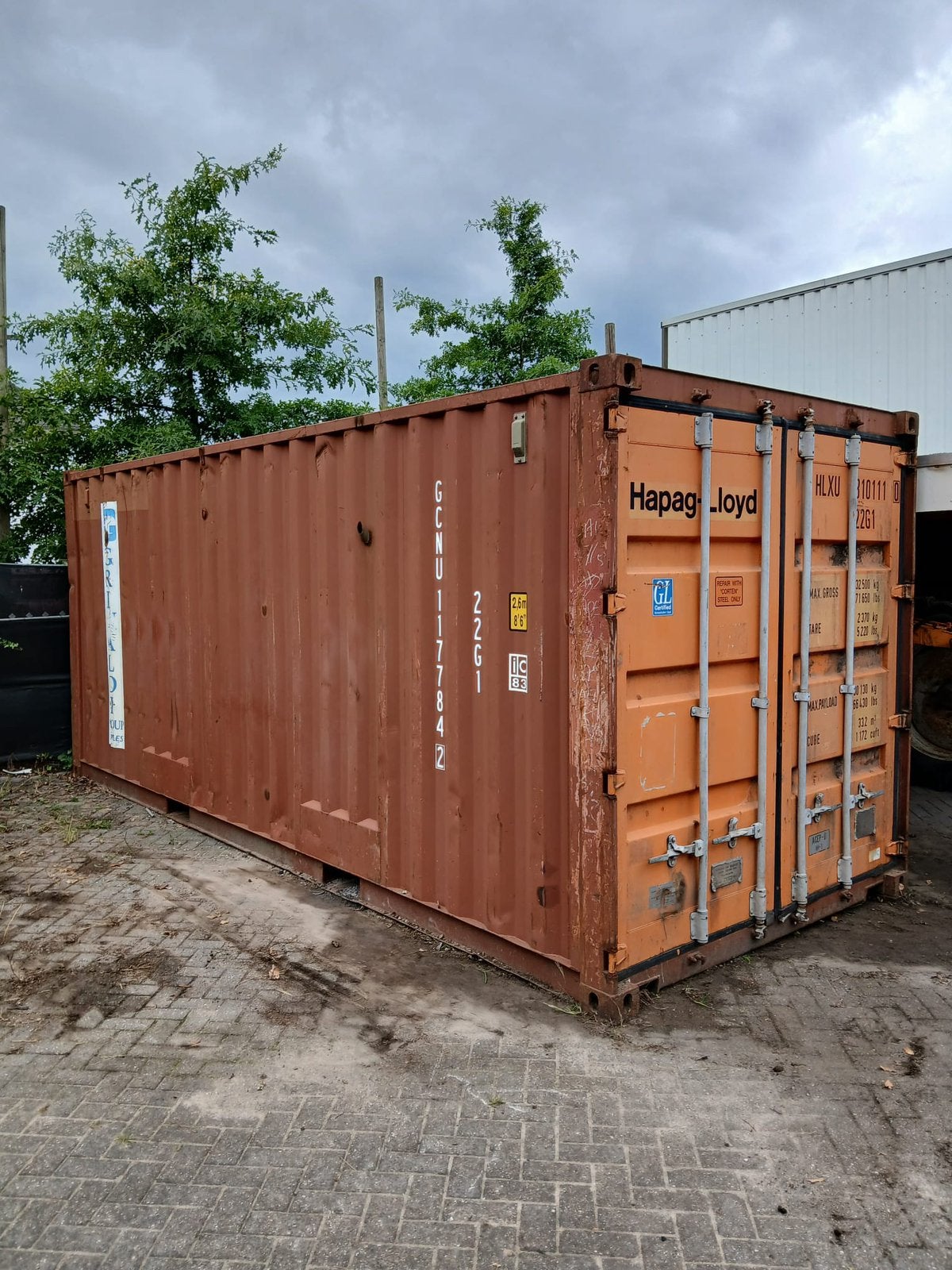 Zeecontainer 6 meter, Ophalen