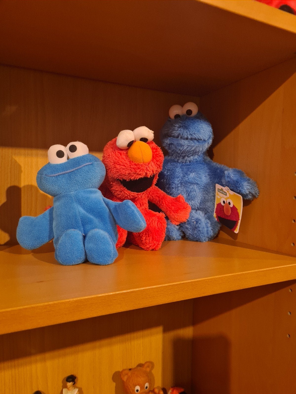 Sesamstraat Knuffels: Elmo en Cookie Monster, Kinderen en Baby's, Overige merken, Overige karakters, Overige typen, Ophalen of Verzenden