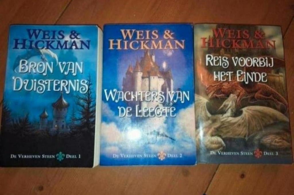 De Verheven Steen Trilogie - Weis & Hickman, Boeken, Fantasy, Ophalen of Verzenden