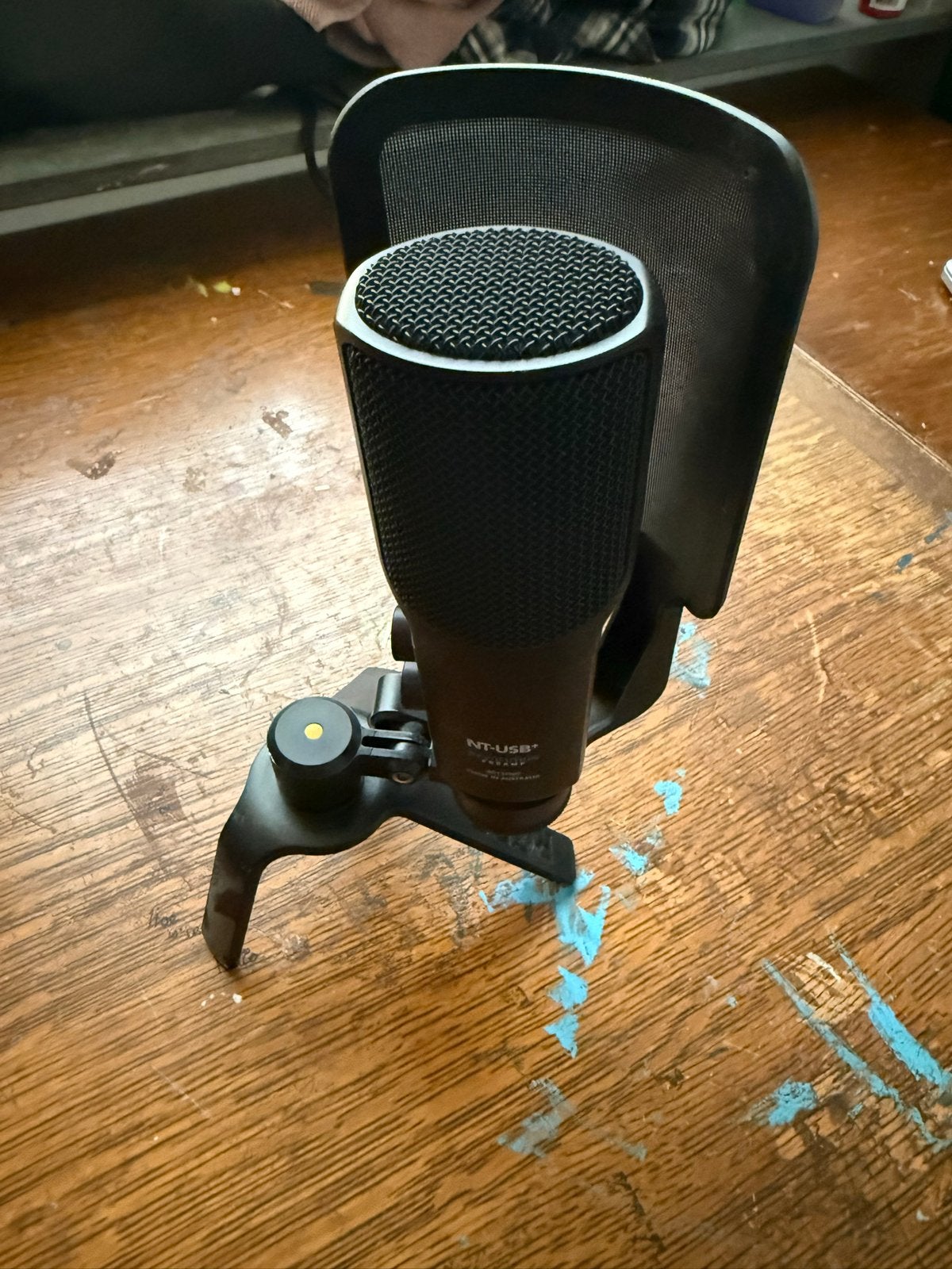 Rode NT-USB microfoon met popfilter en statief, Muziek en Instrumenten, Microfoons, Ophalen, Zo goed als nieuw, Studiomicrofoon