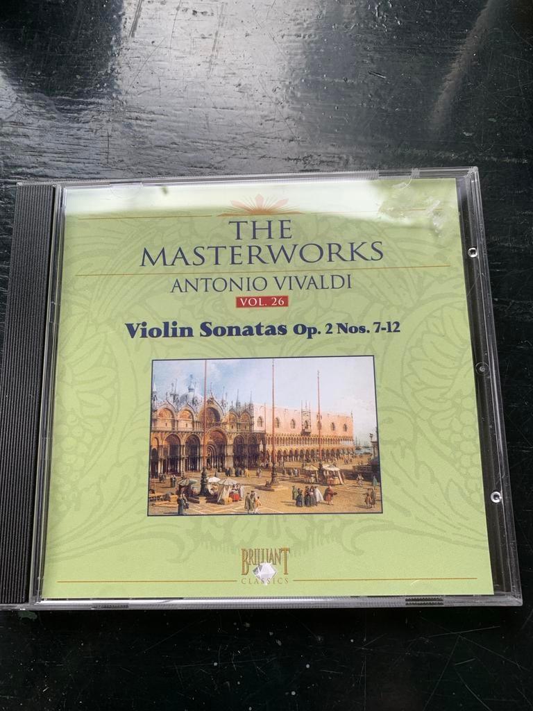 Vivaldi: Vioolsonates Op. 2 Nos. 7-12 - Brilliant Classics C, Ophalen of Verzenden, Barok, Zo goed als nieuw, Kamermuziek