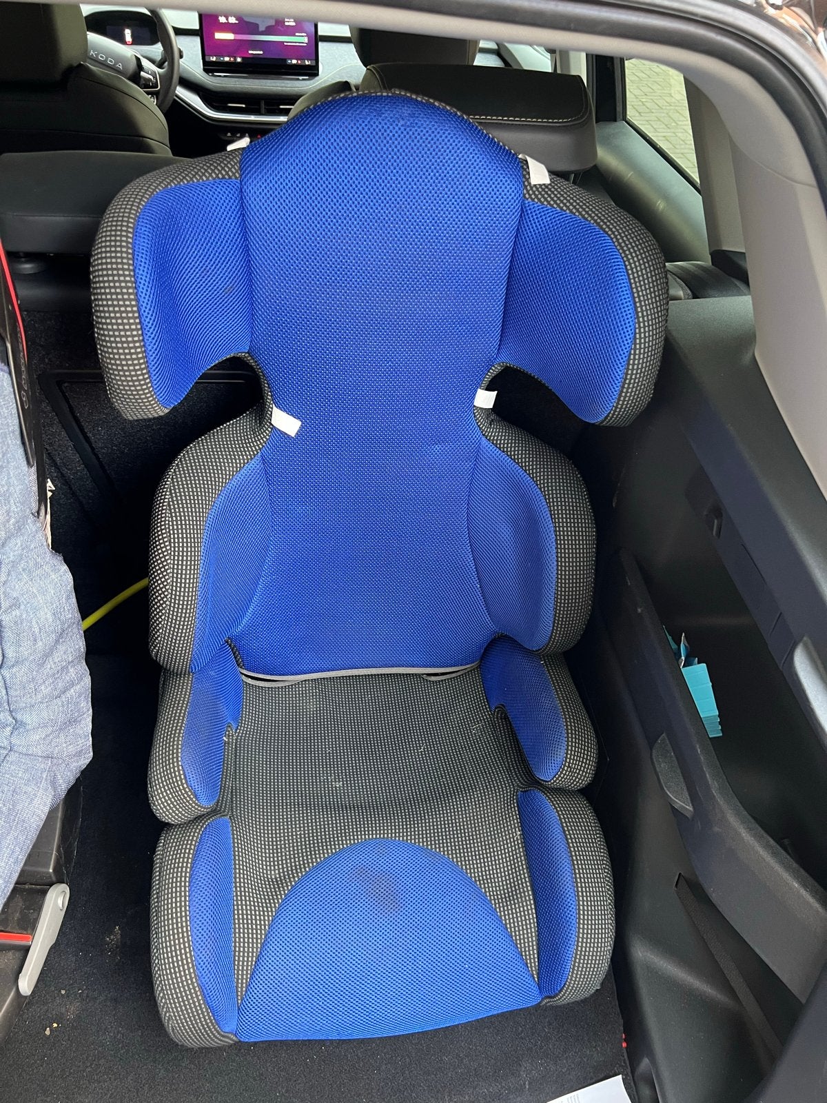Blauwe autostoel voor kinderen, 15 t/m 36 kg, Zijbescherming, Ophalen, Overige merken