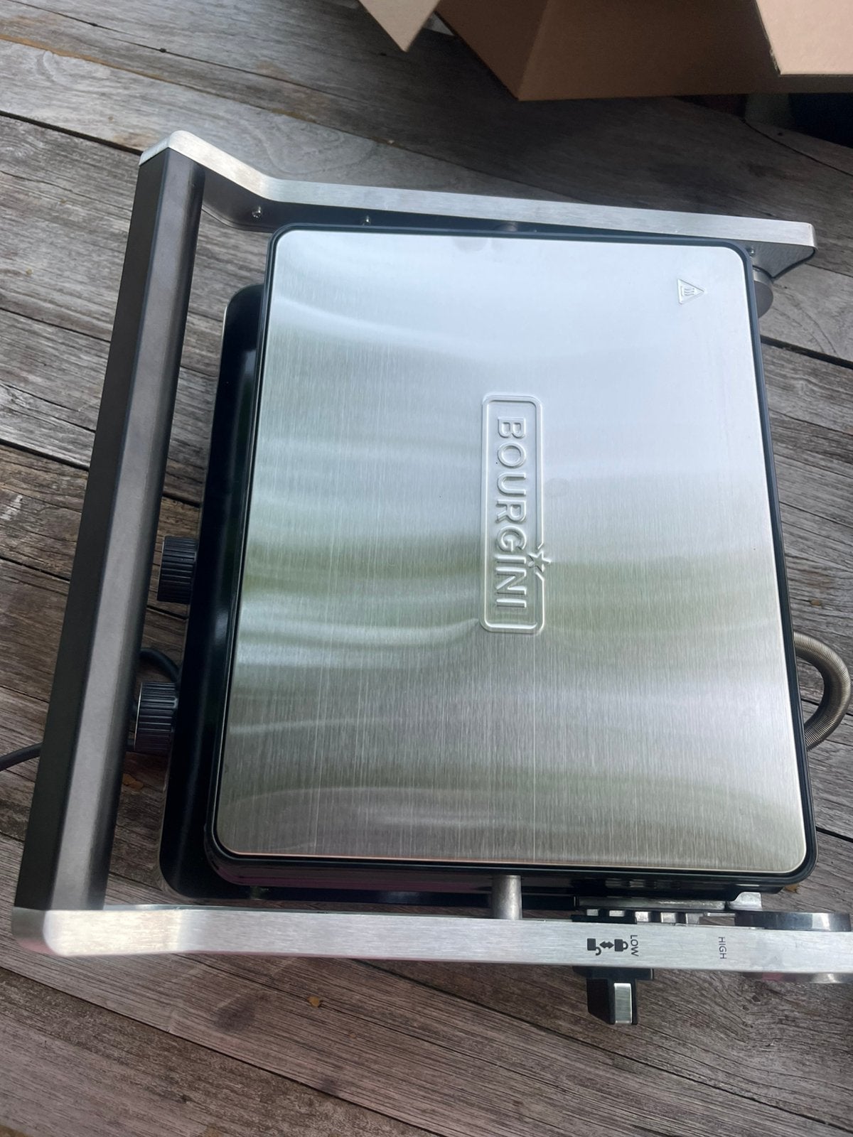 Bourgini contact grill, Ophalen of Verzenden, Zo goed als nieuw