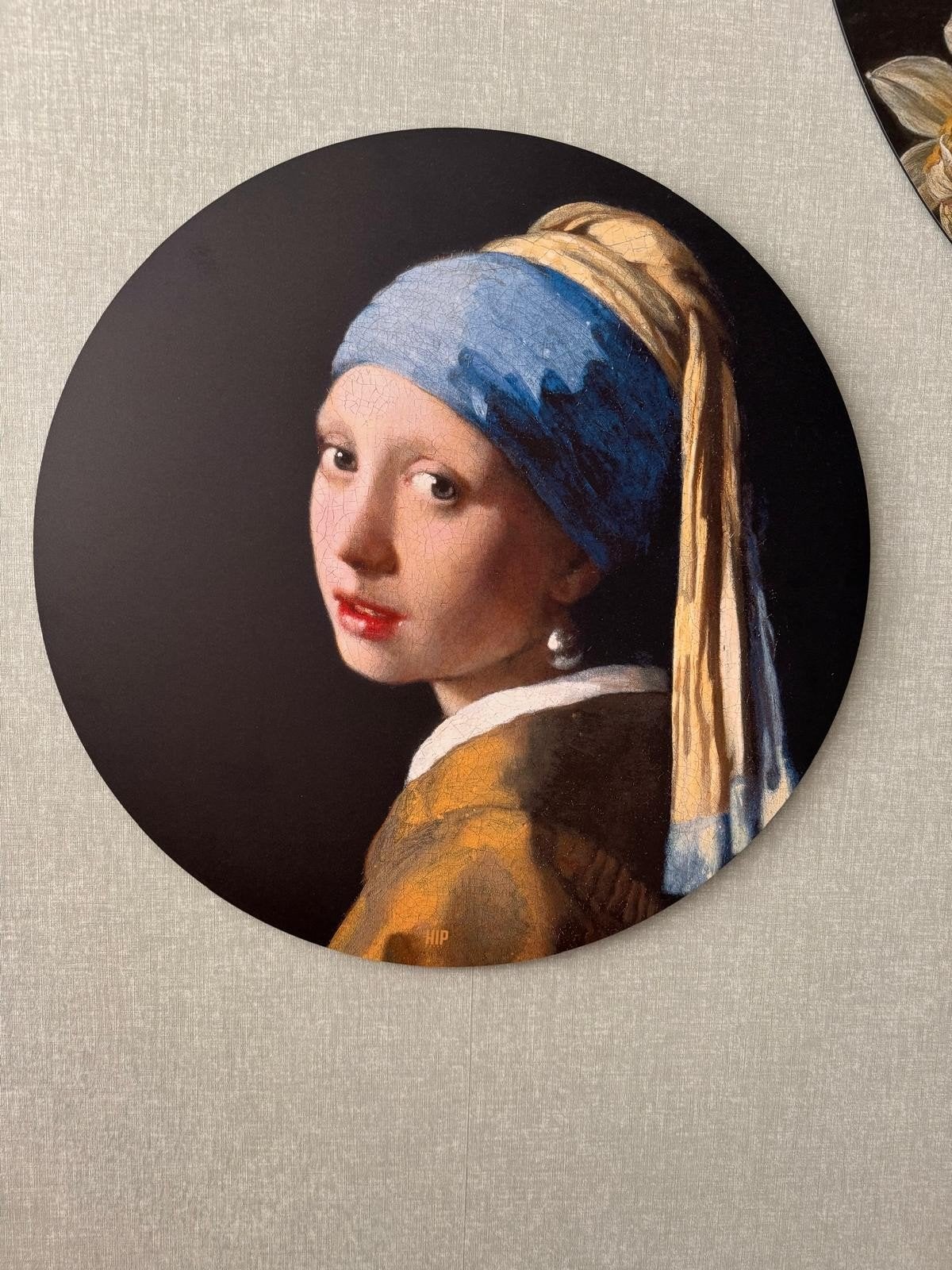HIP ORGNL Meisje met de parel Rond 60cm, Ophalen, Schilderij, Meerkleurig, 60 cm