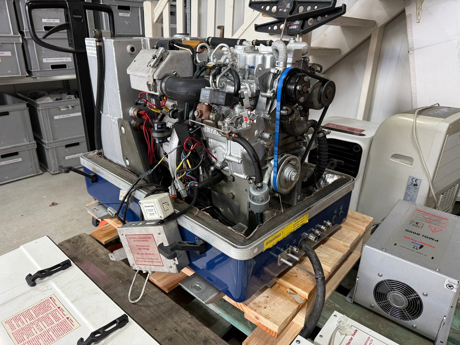 Fischer Panda 8000i Generator 8KVa– Slechts 600 draaiuren –, Ophalen, Zo goed als nieuw