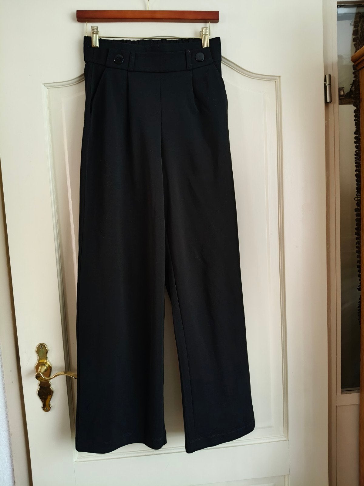 Nette zwarte broek van JDY, maat S/34, Ophalen, Zwart, Maat 34 (XS) of kleiner, Lang