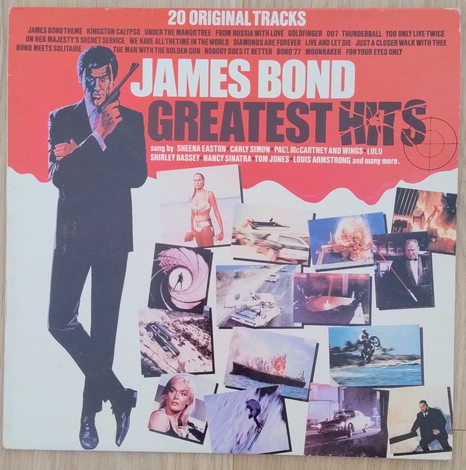 James Bond Greatest Hits LP - Diverse Artiesten, LP, Gebruikt, Pop, Ophalen of Verzenden