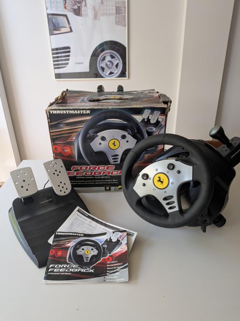 Thrustmaster Force Feedback Racing Wheel Ferrari, Ophalen, Gebruikt