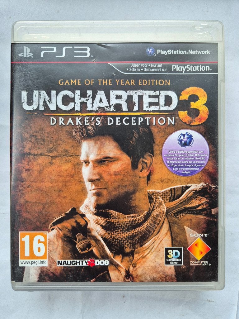 UNCHARTED 3 drake's deception, Avontuur en Actie, Gebruikt, 1 speler, Ophalen of Verzenden