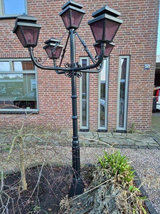 Lantaarnpaal voor in de tuin, Tuin en Terras, Buitenverlichting, Ophalen, Gebruikt, Staande lamp, Netvoeding