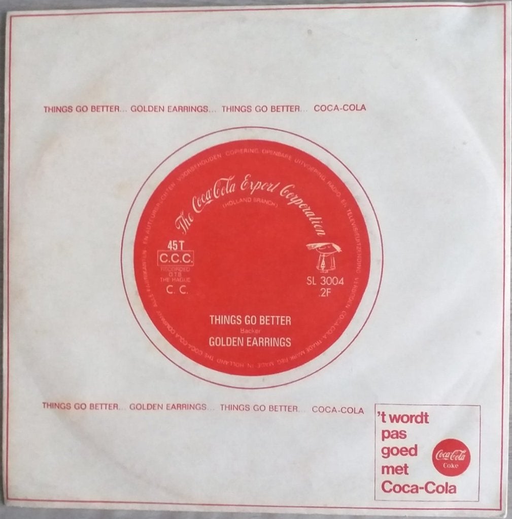 Golden Earrings – Things Go Better. Vinyl. Single. 1966, Verzenden, Gebruikt, Pop