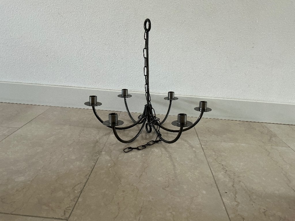 Kaarsenhouder hanger, Ophalen, Zwart, Zo goed als nieuw, 40 cm