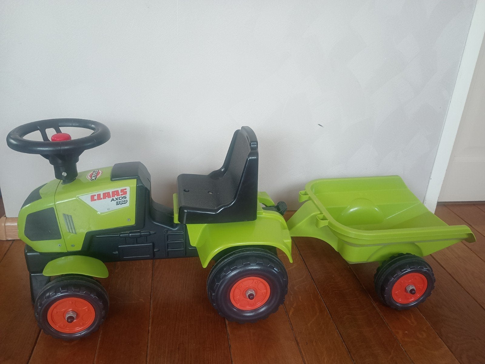 Claas Axos 340 loopauto loop trekker met aanhanger / tractor, Ophalen of Verzenden, Zo goed als nieuw