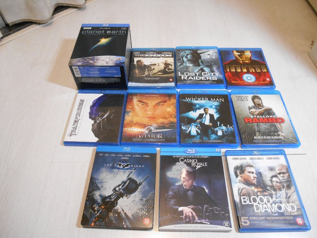 11 Blu Ray films en documentaire (Planet Earth), Cd's en Dvd's, Ophalen of Verzenden, Zo goed als nieuw, Blu-ray, Documentaire en Educatief