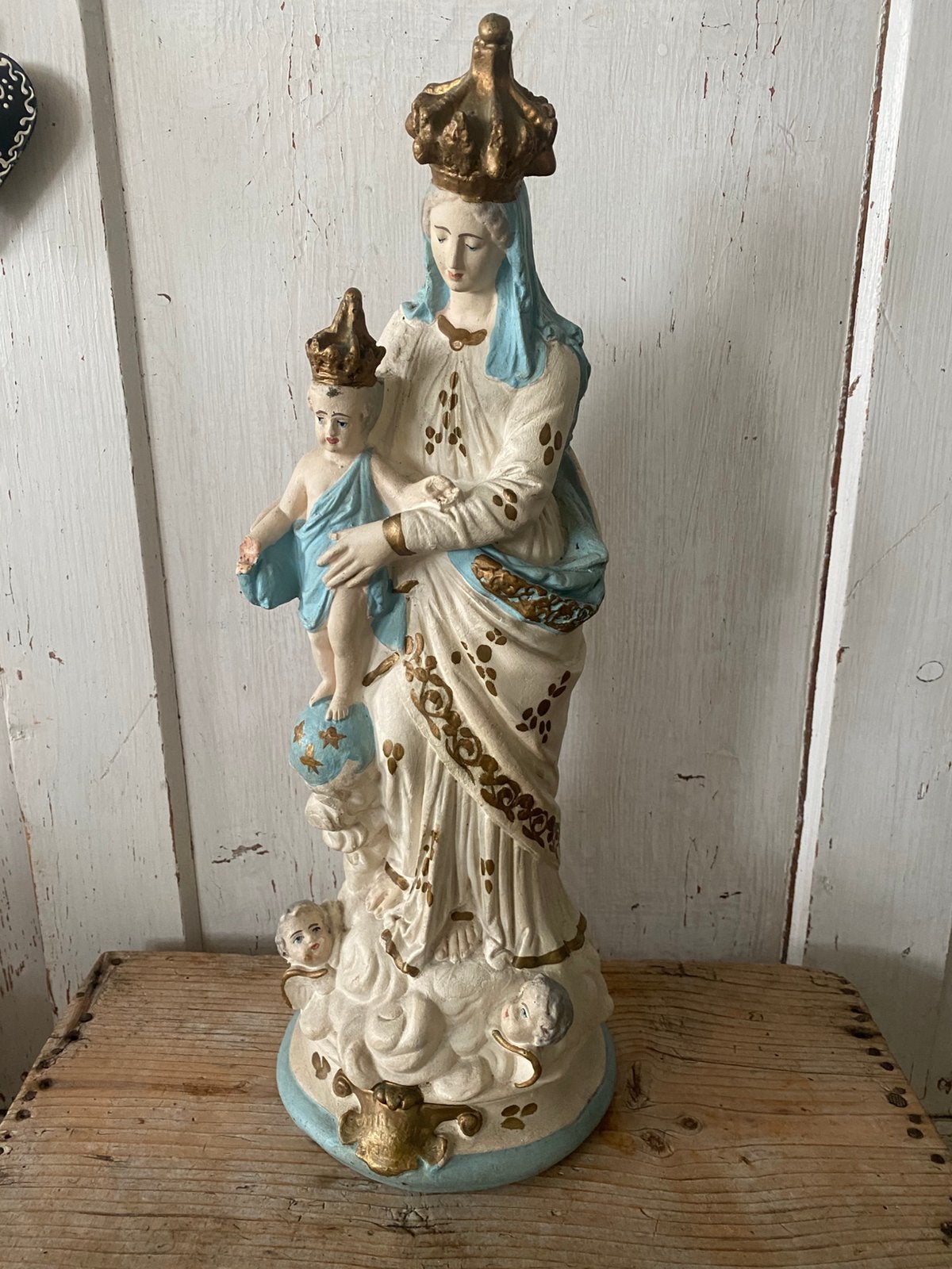 Heilige Mariabeeld met kind, Antiek en Kunst, Ophalen