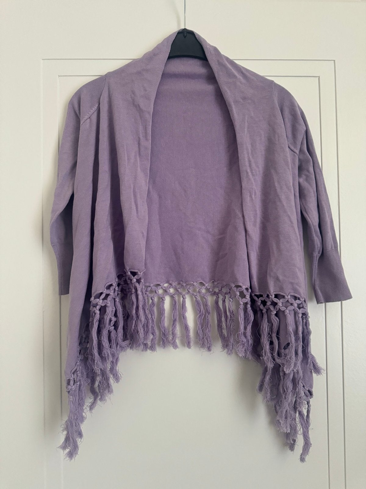 Pauline B. paars vestje met franjes - Maat XXS/8, Kleding | Dames, Ophalen of Verzenden, Zo goed als nieuw, Maat 34 (XS) of kleiner