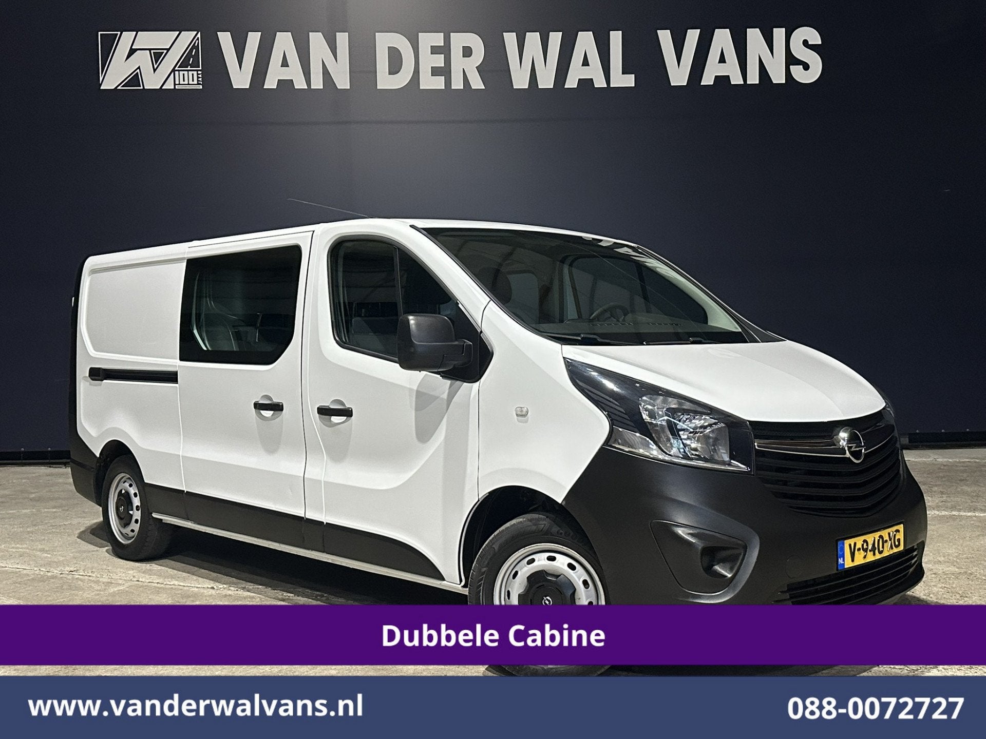 Opel Vivaro 1.6 CDTI 126pk L2H1 Dubbele Cabine Euro6 Airco |, Voorwielaandrijving, Dealer onderhouden, Stof, Gebruikt