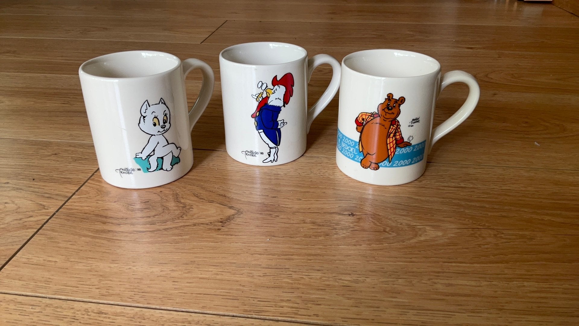 Drie mokken van Olli B. Bommel!, Verzamelen, Ophalen of Verzenden, Zo goed als nieuw