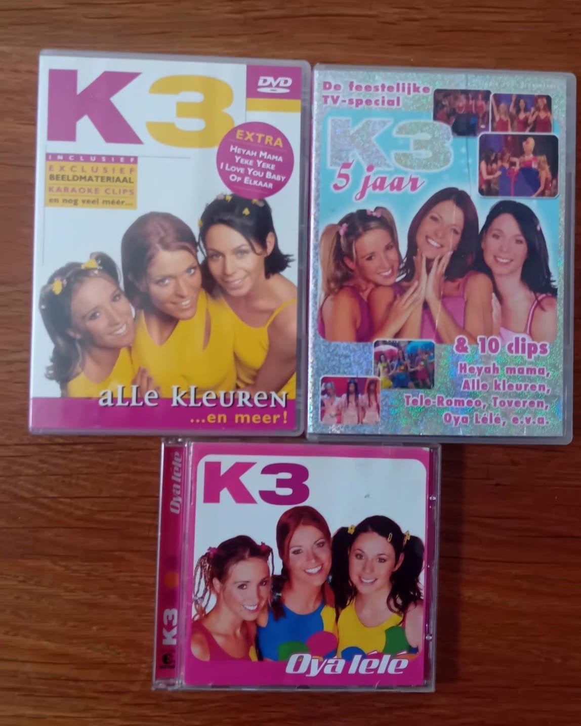 K3 ORIGINALS DVD'S + GRATIS hoesje Oya Lélé, Alle leeftijden, Ophalen of Verzenden, Gebruikt, Overige genres