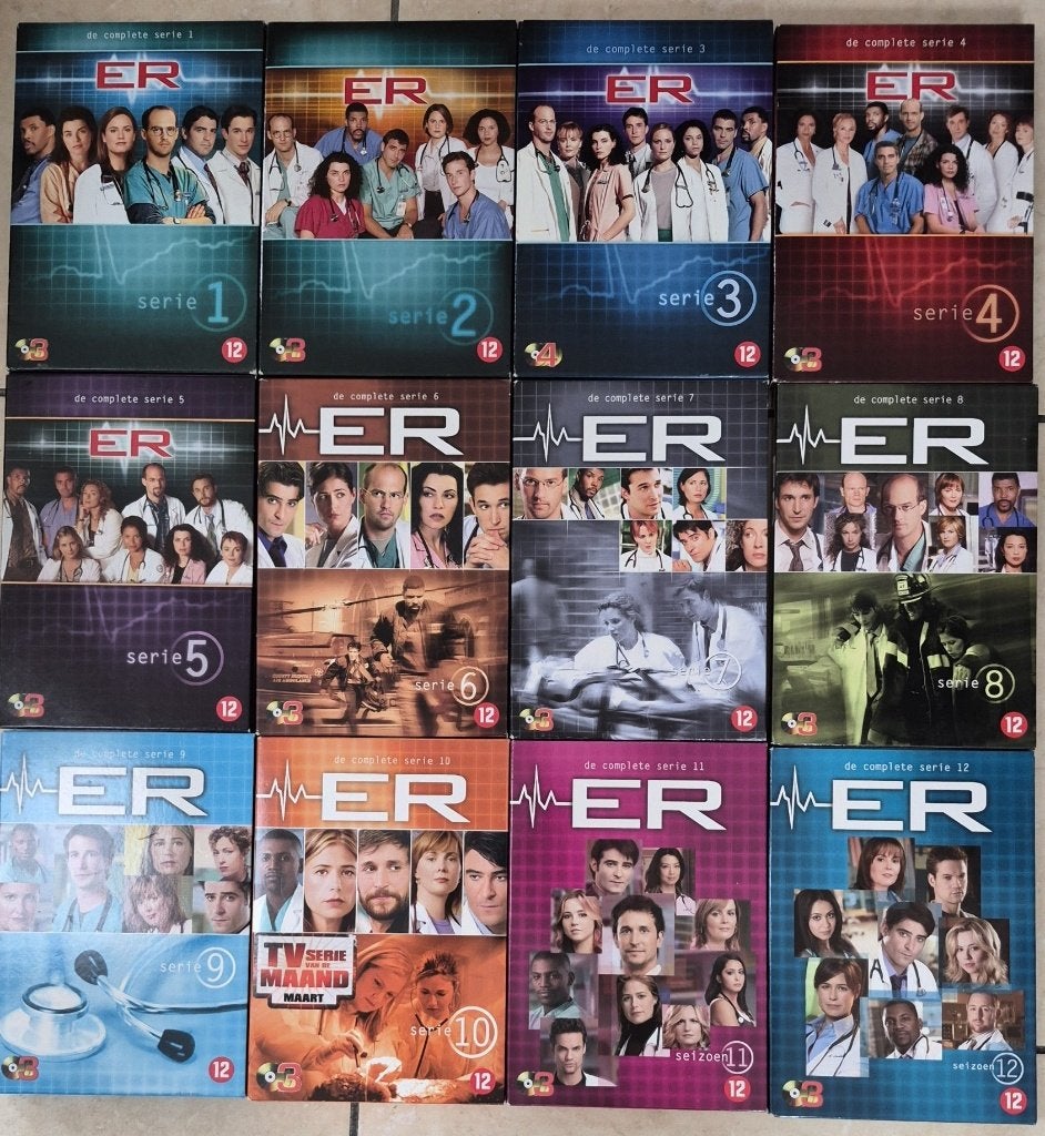 DVD Serie ER 1 T/m 12  en box sex in the city