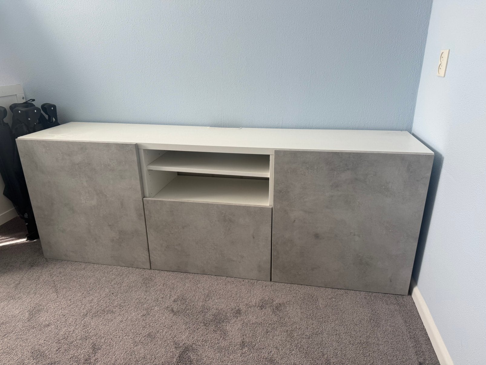 TV meubel Ikea Bësta, Ophalen, Zo goed als nieuw, 25 tot 50 cm, Minder dan 100 cm