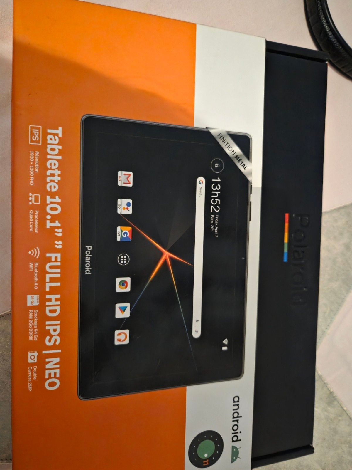 Polaroid tablet 10.1" full HD IPS NEO android, Ophalen, Minder dan 500 GB