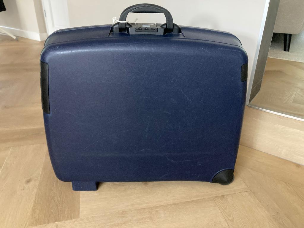 Reiskoffer Delsey, Sieraden, Tassen en Uiterlijk, Koffers, Gebruikt, 50 tot 60 cm, Hard kunststof, Minder dan 35 cm