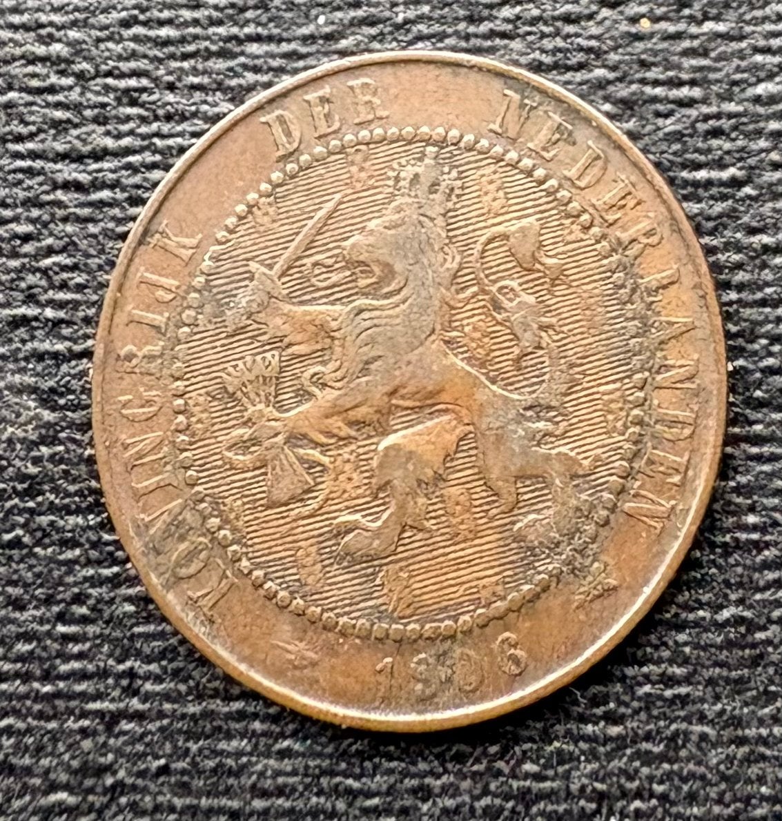 Zeldzame 2 1/2 Cent Munt uit 1908 - Koningin Wilhelmina, Ophalen of Verzenden, Koningin Wilhelmina, Overige waardes, Losse munt