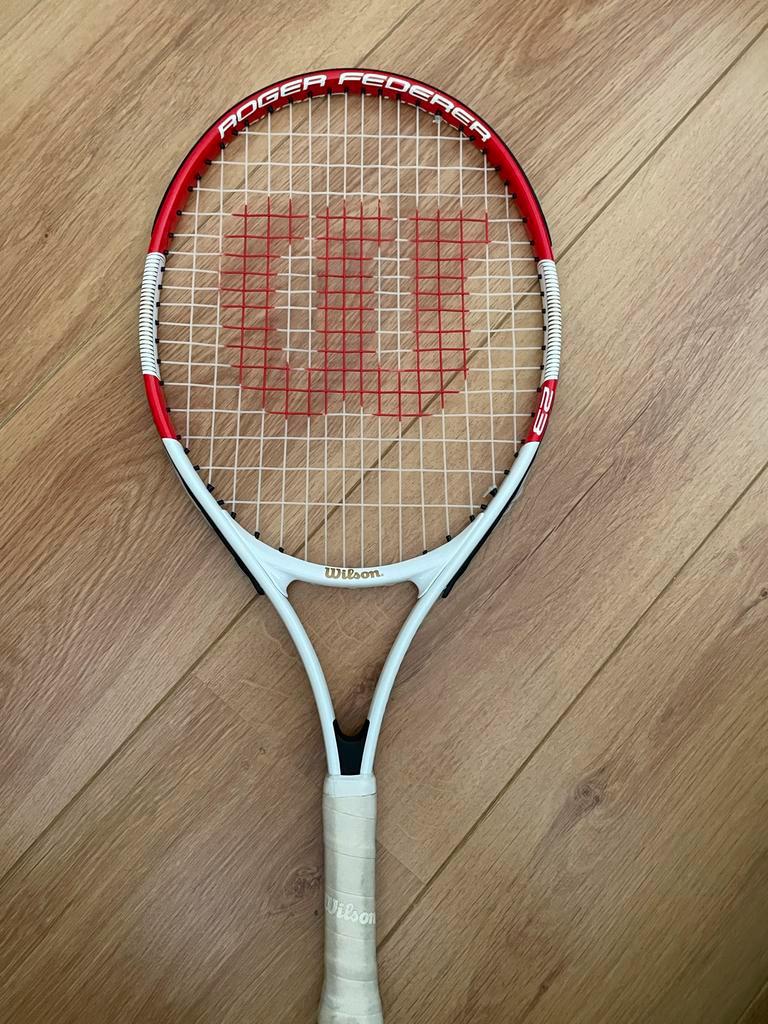 Wilson Roger Federer Junior Tennisracket Rood/Wit, Ophalen, Gebruikt, Racket, Wilson