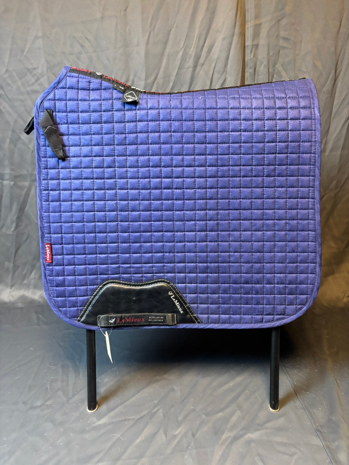 Ink Blue/paars LeMieux dekje Full, Dieren en Toebehoren, Full (L), Dressuurdekje, Ophalen of Verzenden, Suède