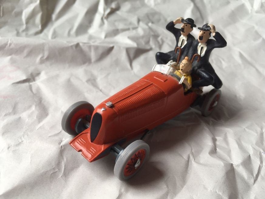 modelauto met Kuifje, Ophalen of Verzenden, Gebruikt, Auto, Overige merken