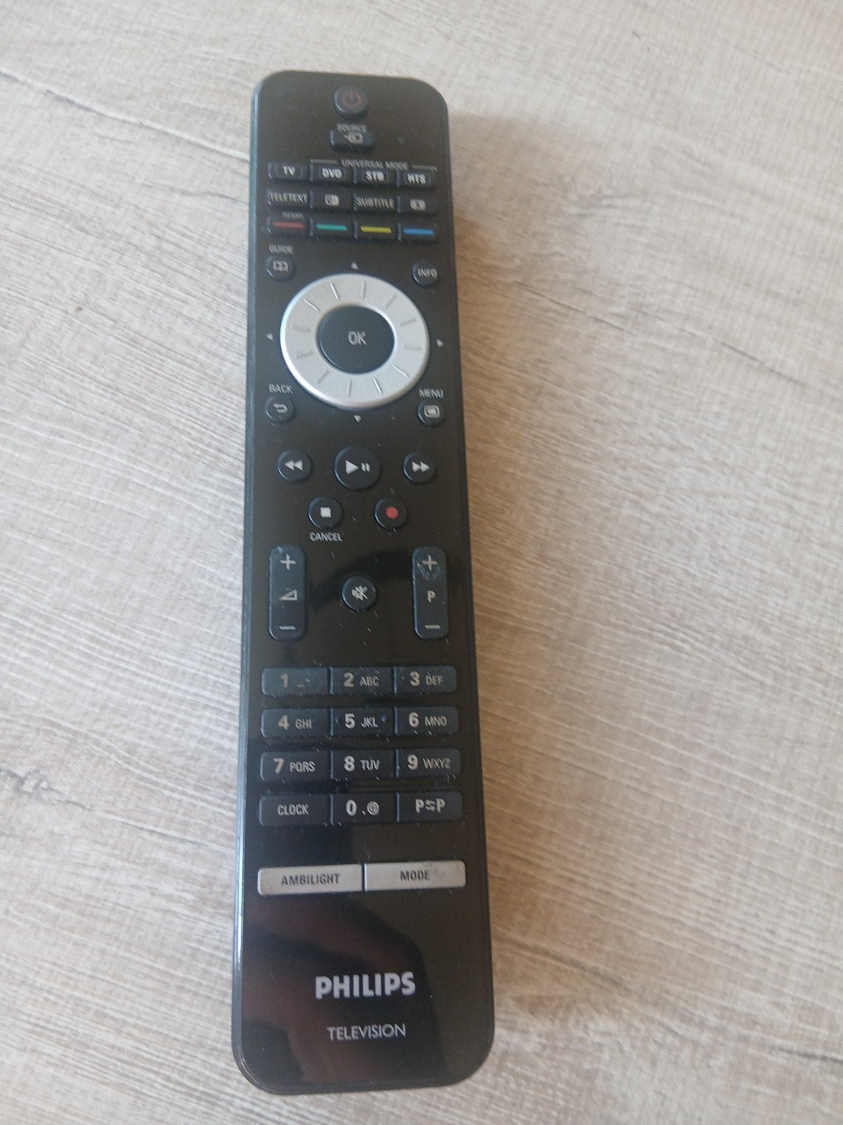 Philips Ambilight afstandsbediening - Zo goed als nieuw, Philips, 50 Hz, Ophalen of Verzenden, Zo goed als nieuw