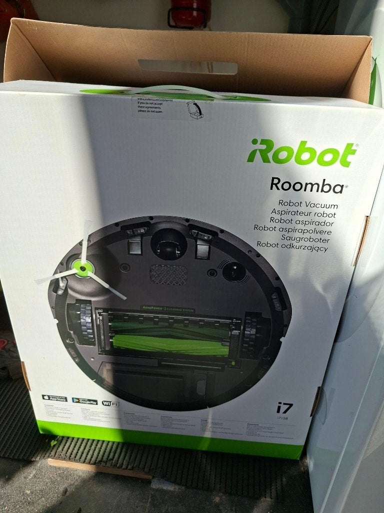IRobot stofzuiger Roomba I7, Witgoed en Apparatuur, Stofzuigers, Ophalen, Gebruikt, IRobot, Robotstofzuiger