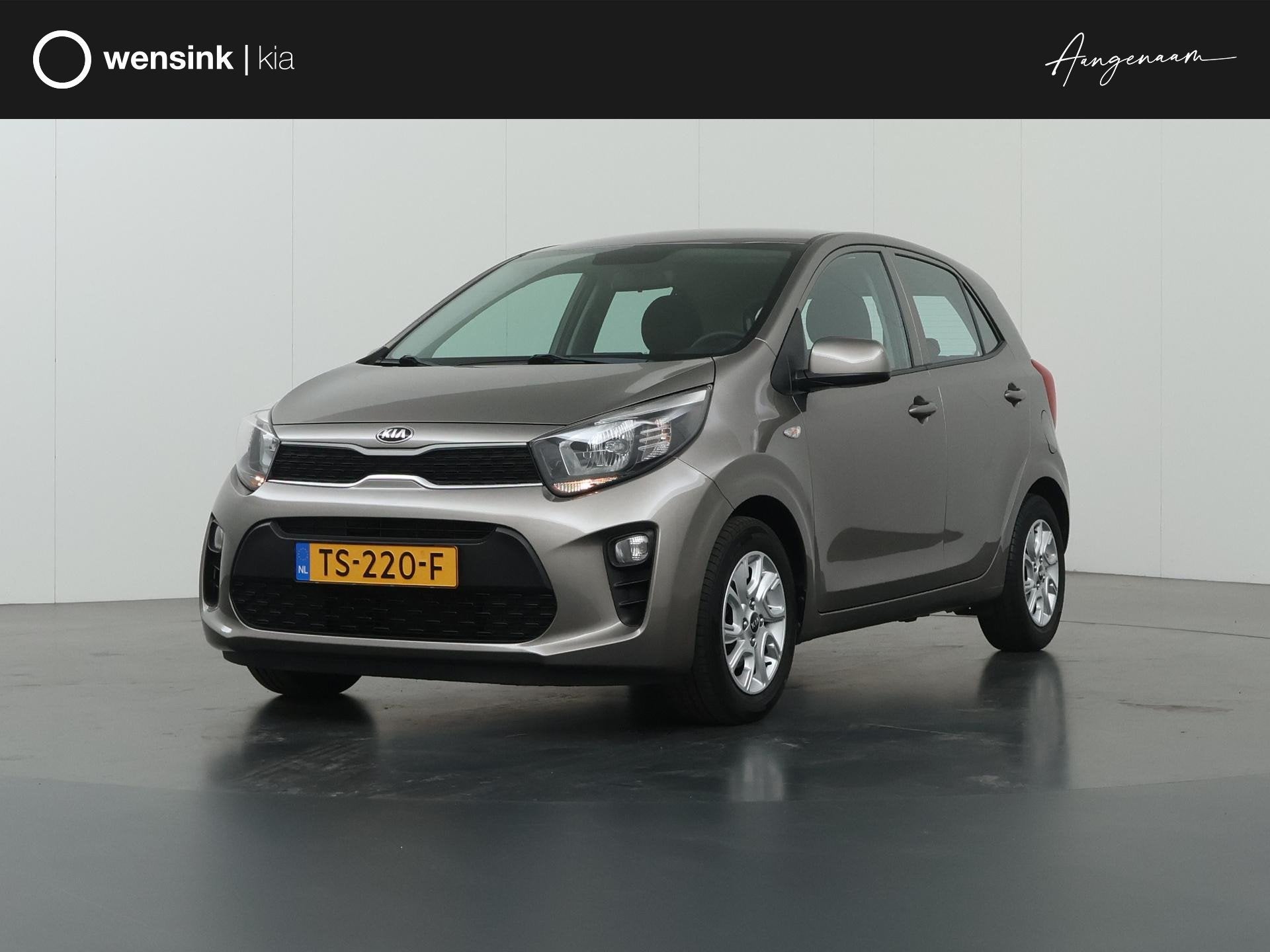 Kia Picanto 1.0 CVVT ComfortPlusLine Navigator Airco | Navig, Auto's, Voorwielaandrijving, Start-stop-systeem, Stof, Gebruikt